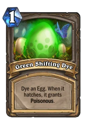 Green Shifting Dye Card Image