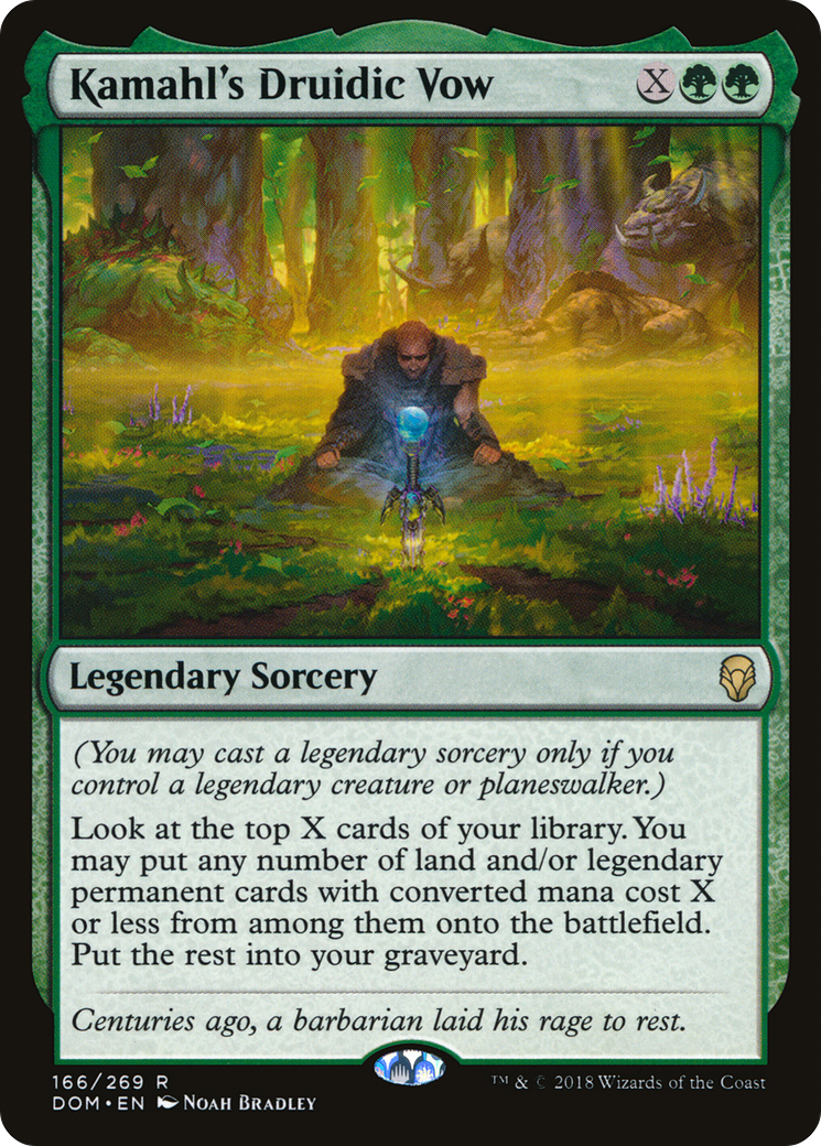 Kamahl's Druidic Vow Card Image