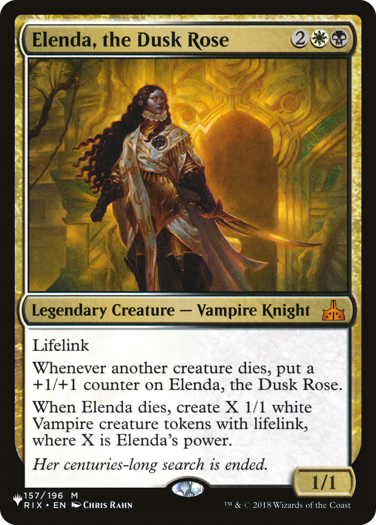 Elenda, the Dusk Rose Card Image