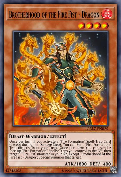 Brotherhood of the Fire Fist - Dragon Card Image