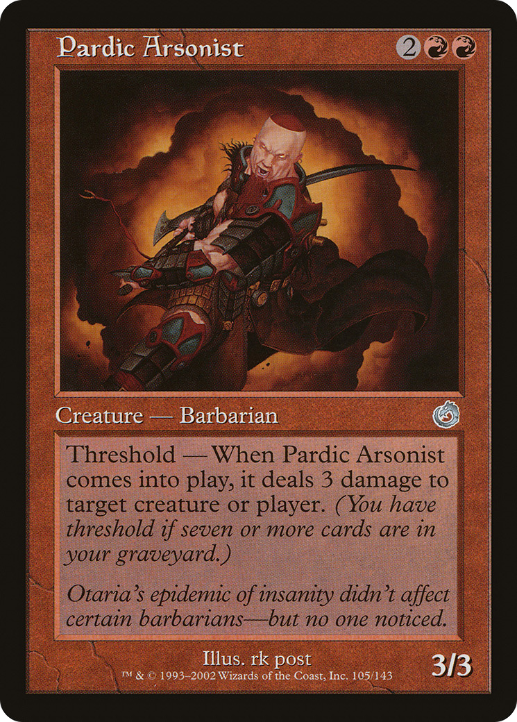 Pardic Arsonist Card Image