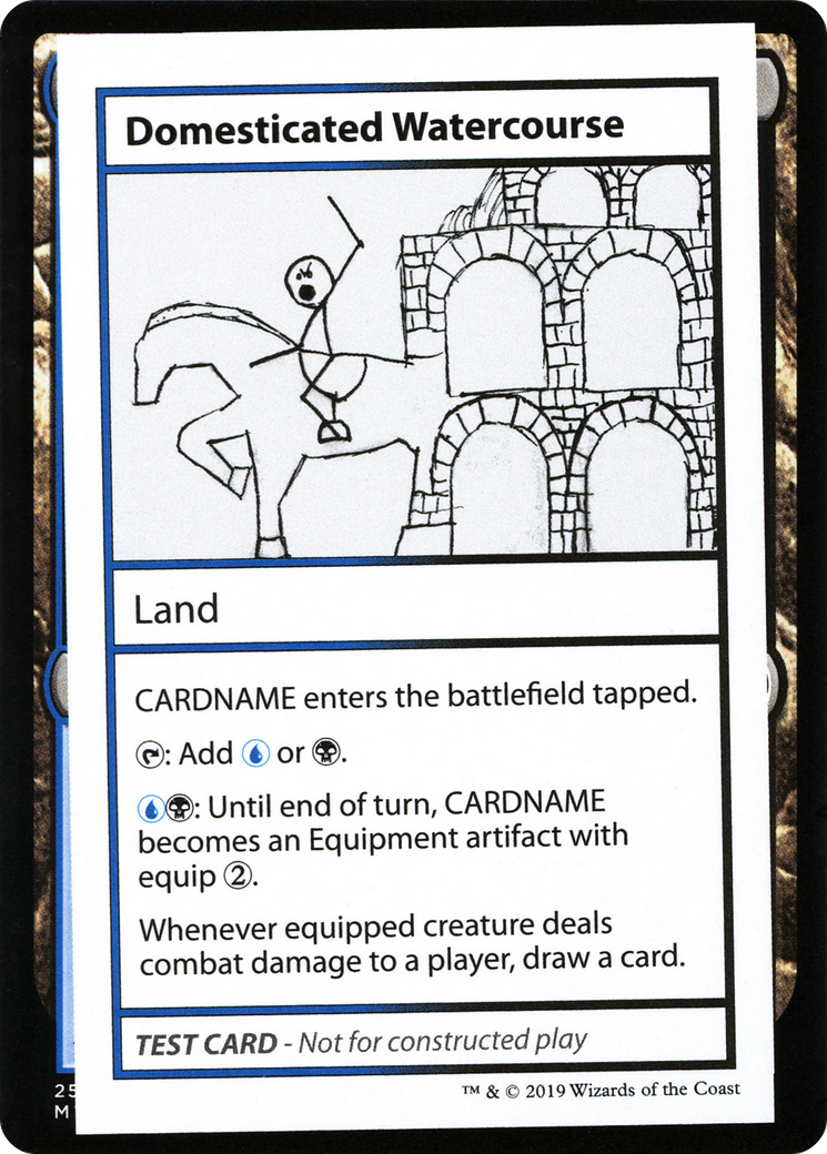 Domesticated Watercourse Card Image