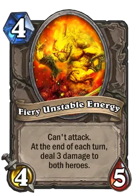 Fiery Unstable Energy Card Image