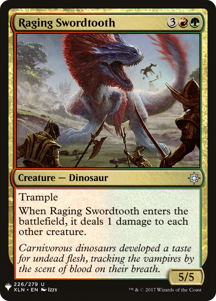 Raging Swordtooth Card Image