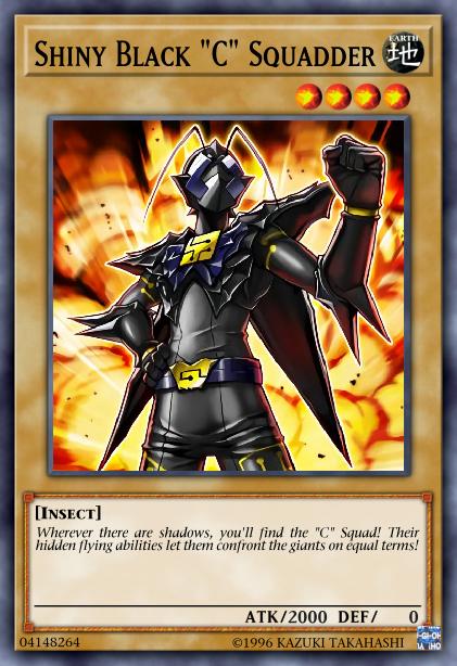 Shiny Black "C" Squadder Card Image