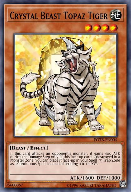 Crystal Beast Topaz Tiger Card Image