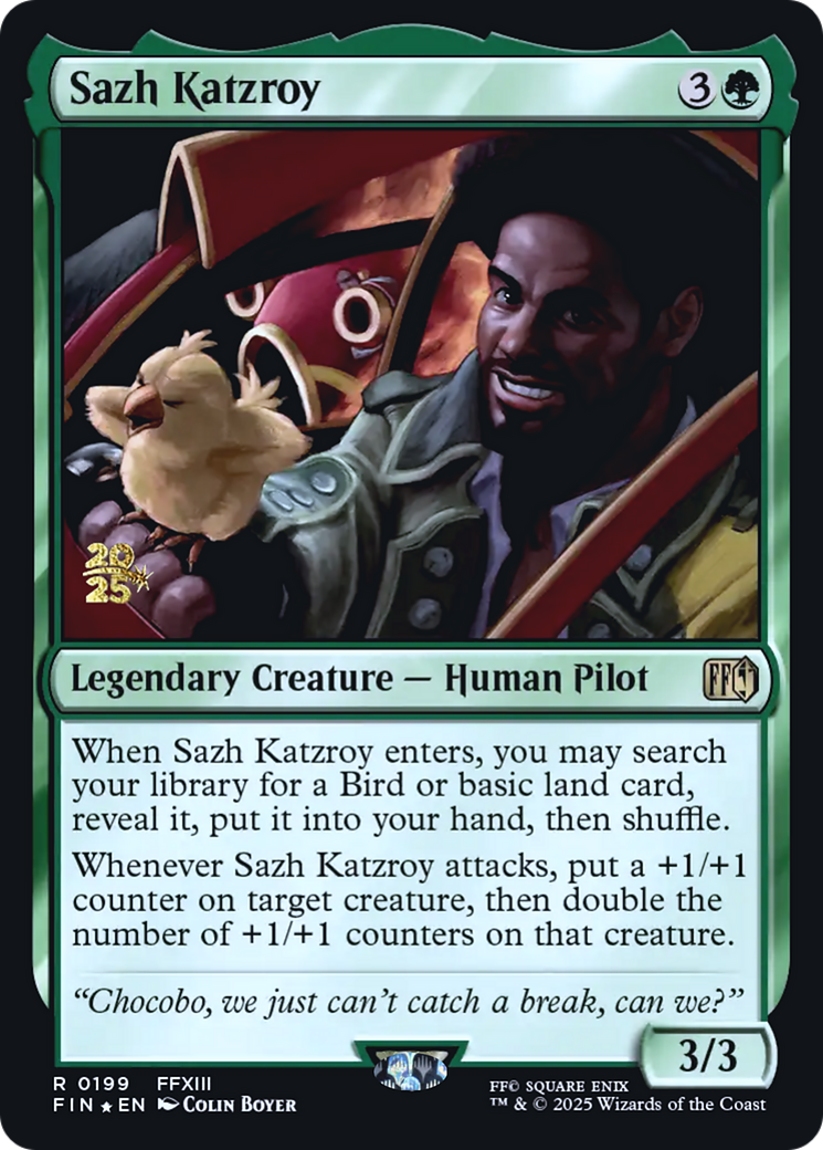 Sazh Katzroy Card Image