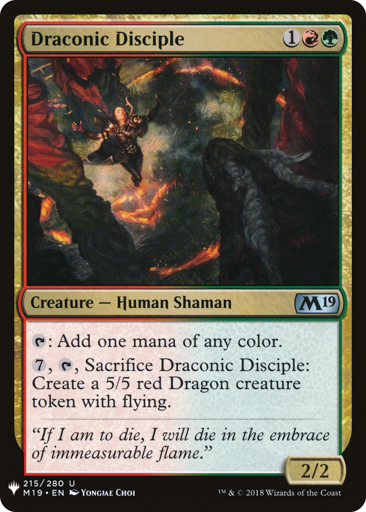 Draconic Disciple Card Image