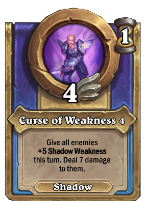 Curse of Weakness 4 Card Image