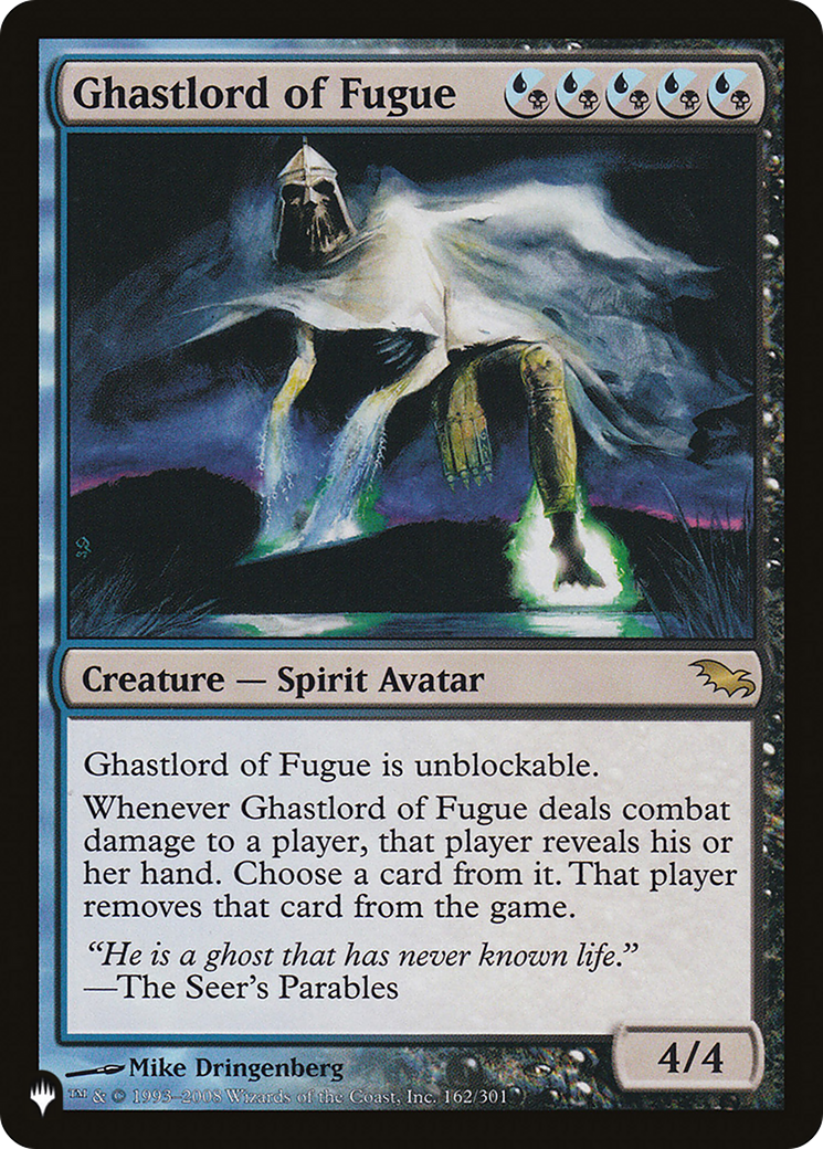 Ghastlord of Fugue Card Image