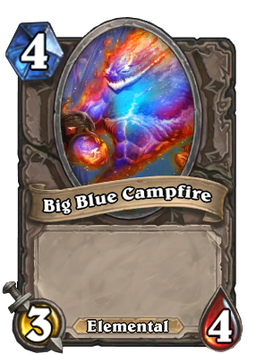 Big Blue Campfire Card Image