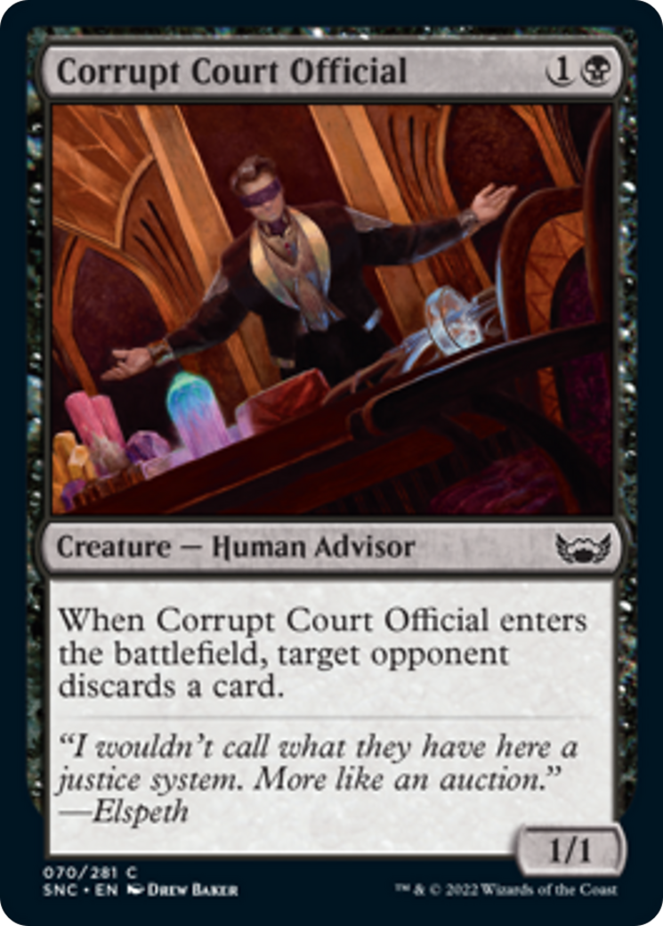 Corrupt Court Official Card Image
