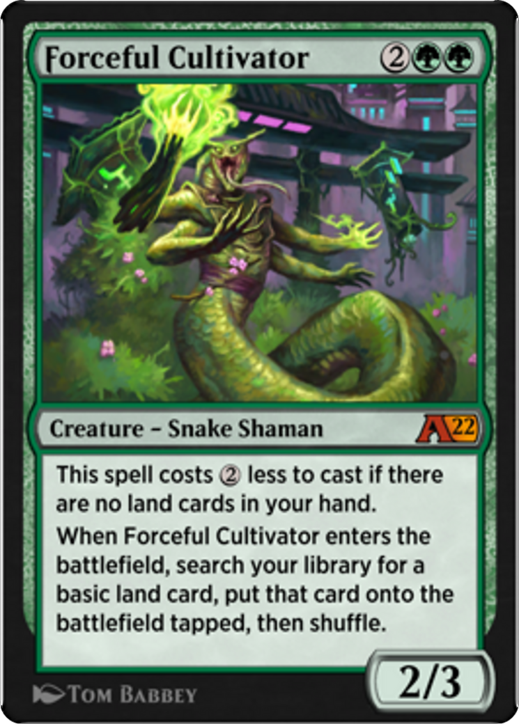 Forceful Cultivator Card Image
