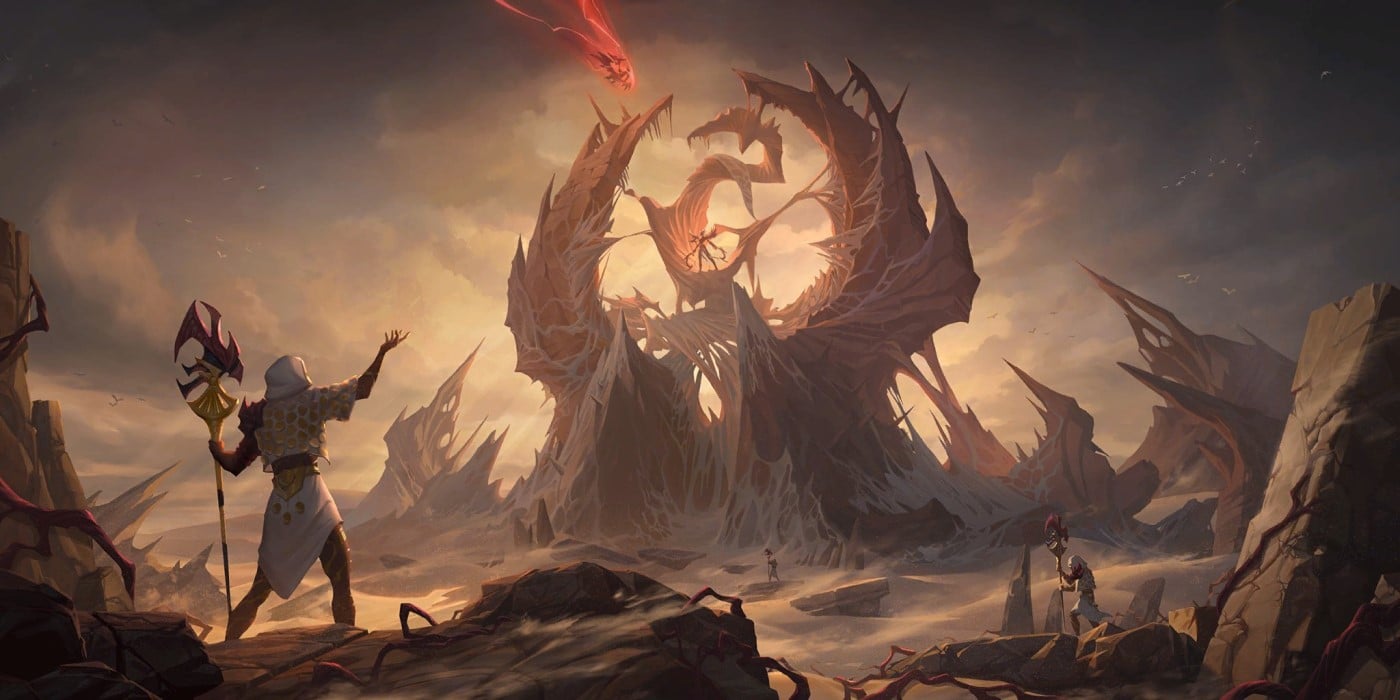 Riot Reveals 7 New Shurima and Shadow Isles Cards from Legends of Runeterra's Upcoming Domination Expansion