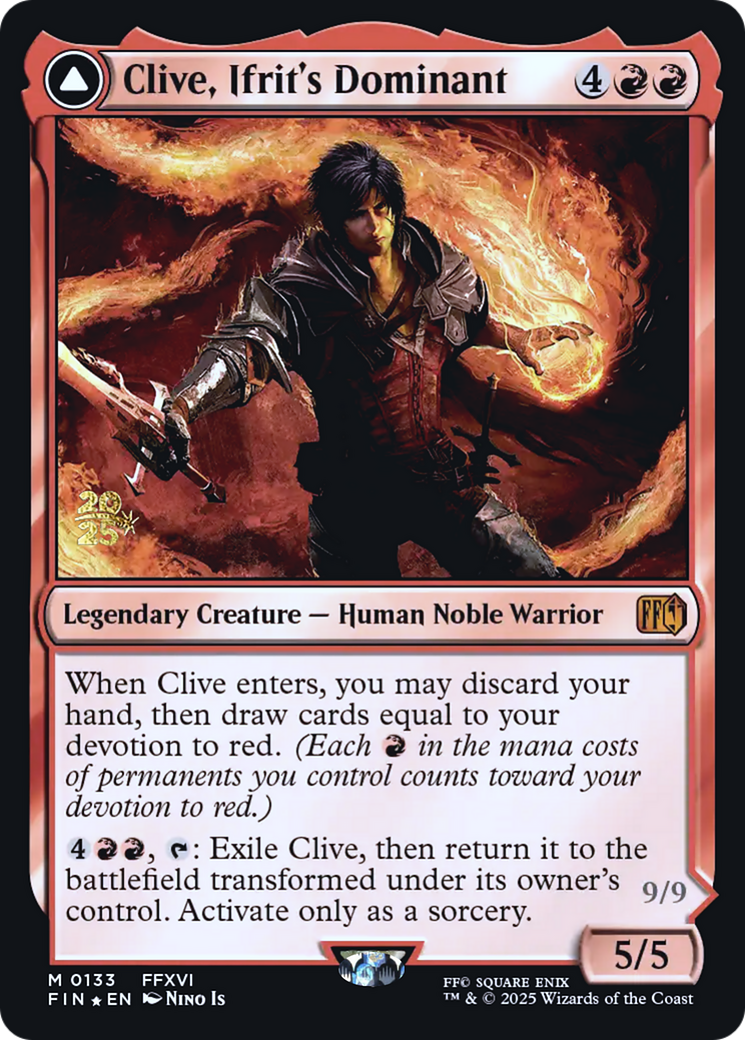 Clive, Ifrit's Dominant // Ifrit, Warden of Inferno Card Image