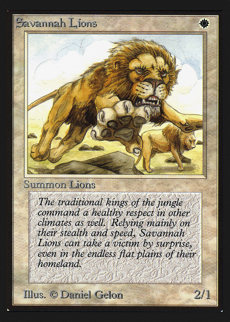 Savannah Lions Card Image