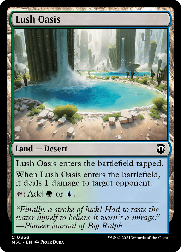 Lush Oasis Card Image