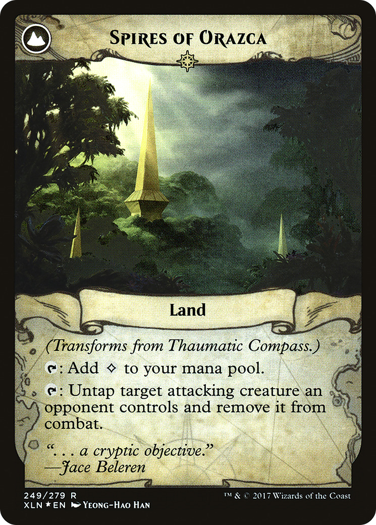 Thaumatic Compass // Spires of Orazca Card Image