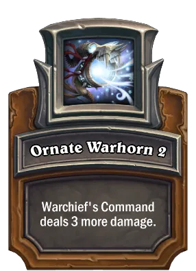 Ornate Warhorn 2 Card Image