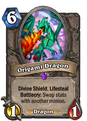 Origami Dragon Card Image