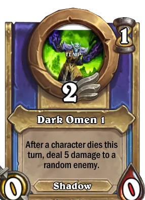 Dark Omen 1 Card Image