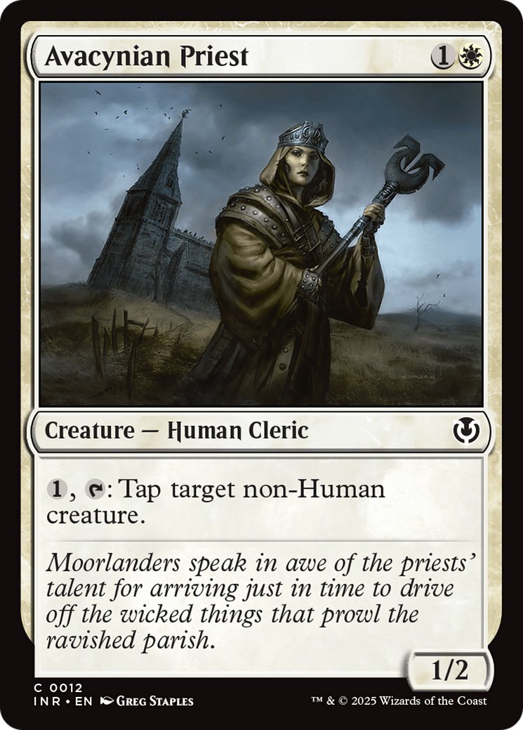 Avacynian Priest Card Image