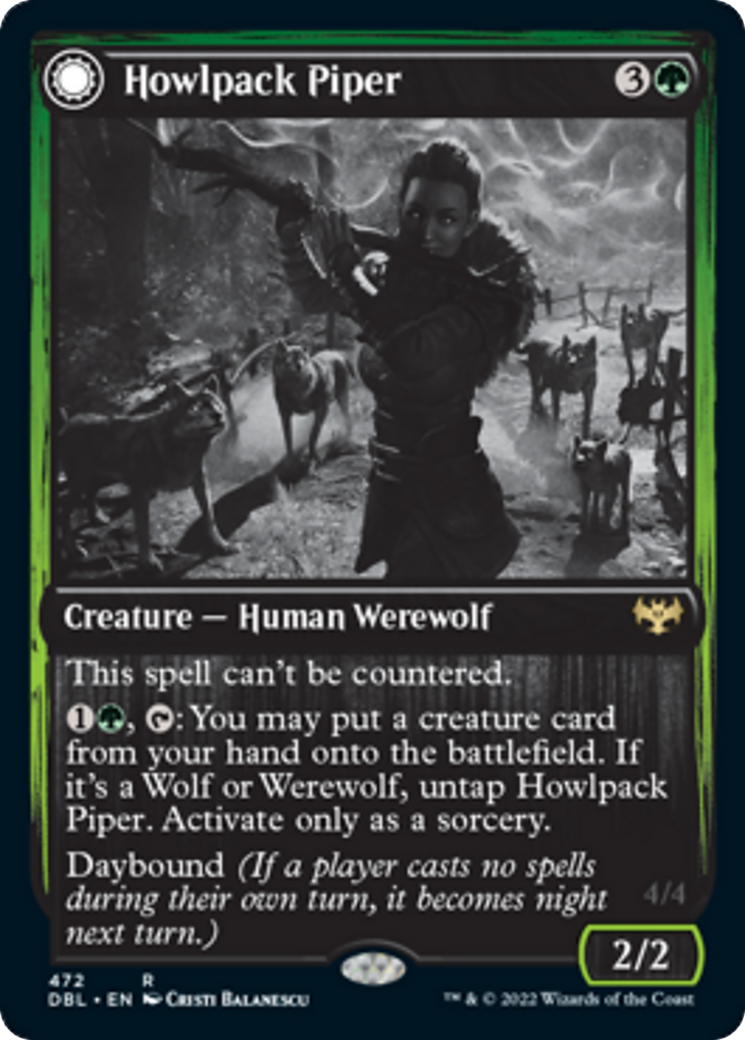 Howlpack Piper // Wildsong Howler Card Image