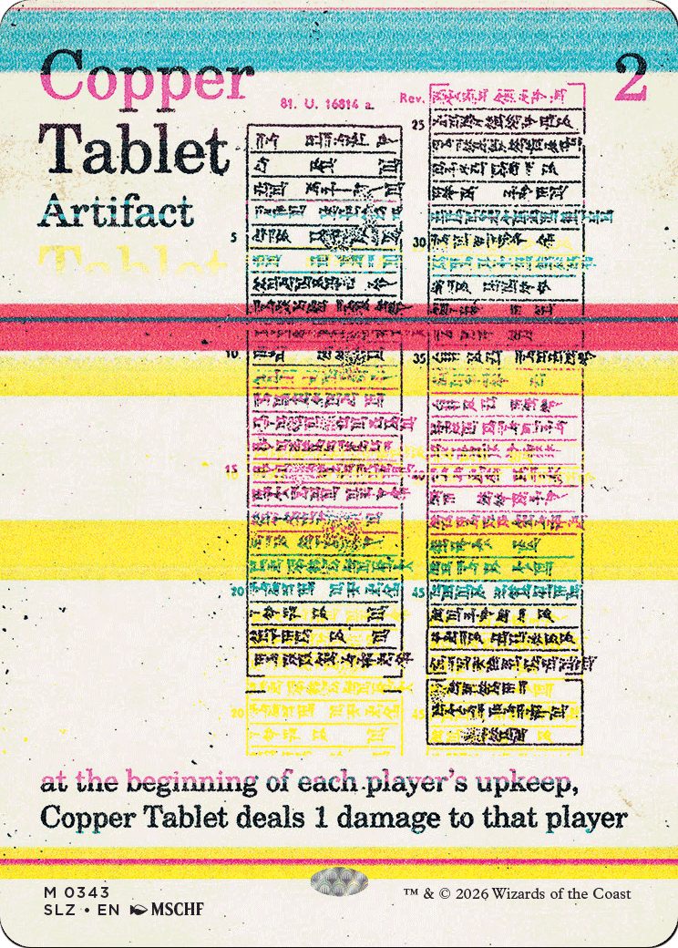 Copper Tablet