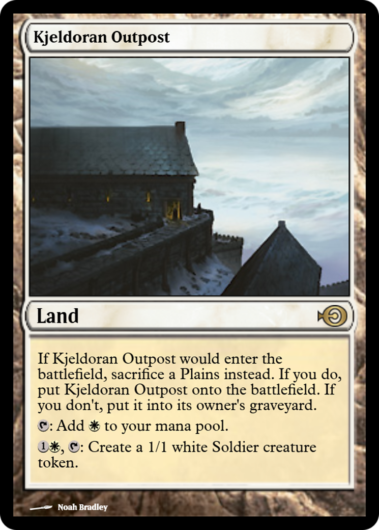 Kjeldoran Outpost Card Image