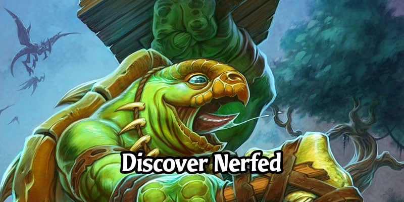 Hearthstone's Discover Keyword, A Favourite Since Its Debut in League of Explorers, Has Been Nerfed