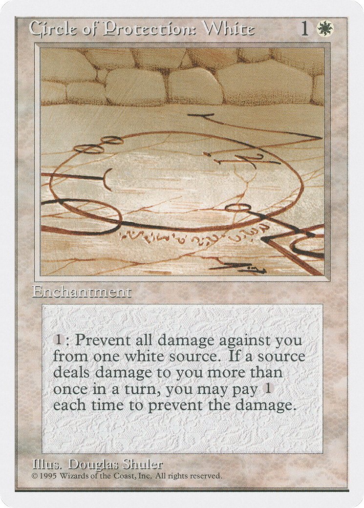 Circle of Protection: White Card Image