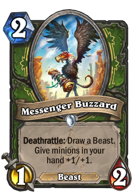 Messenger Buzzard Card Image