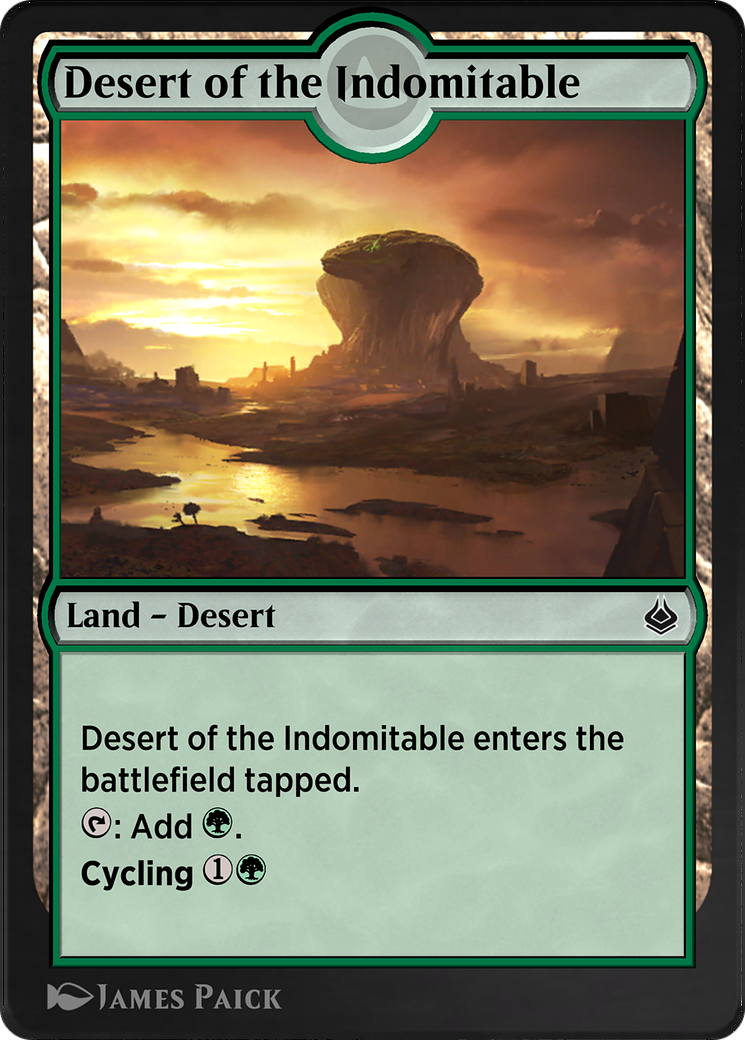 Desert of the Indomitable Card Image