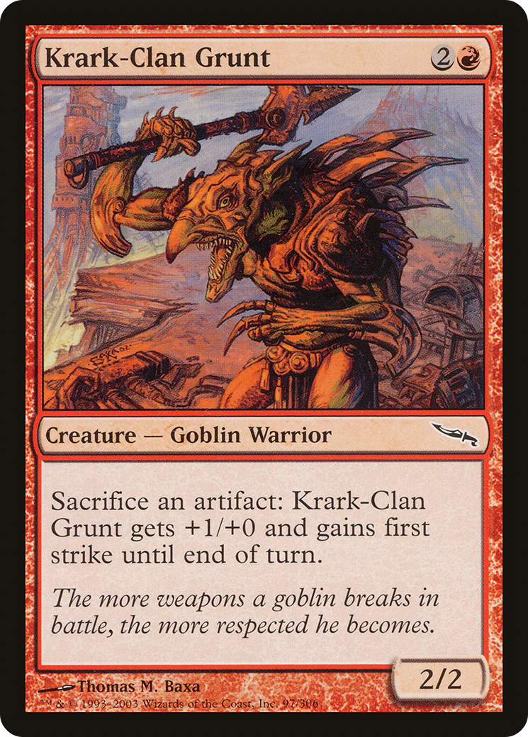 Krark-Clan Grunt Card Image