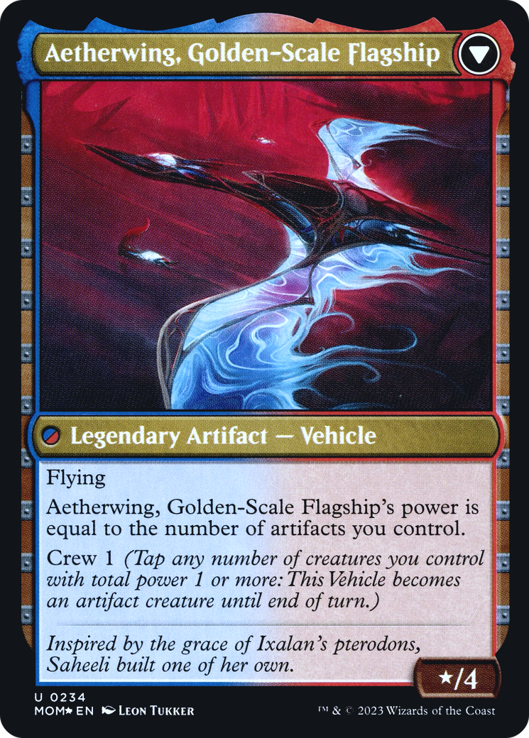 Invasion of Kaladesh // Aetherwing, Golden-Scale Flagship Card Image