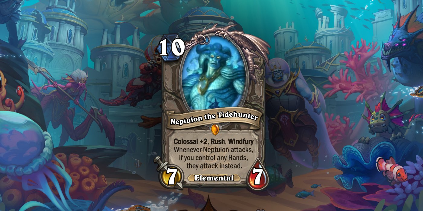Throne of the Tides Reveals Continue With a New Legendary Card, Neptulon the Tidehunter