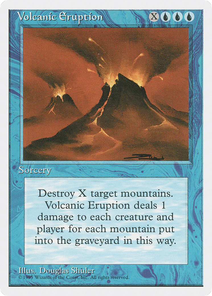 Volcanic Eruption Card Image