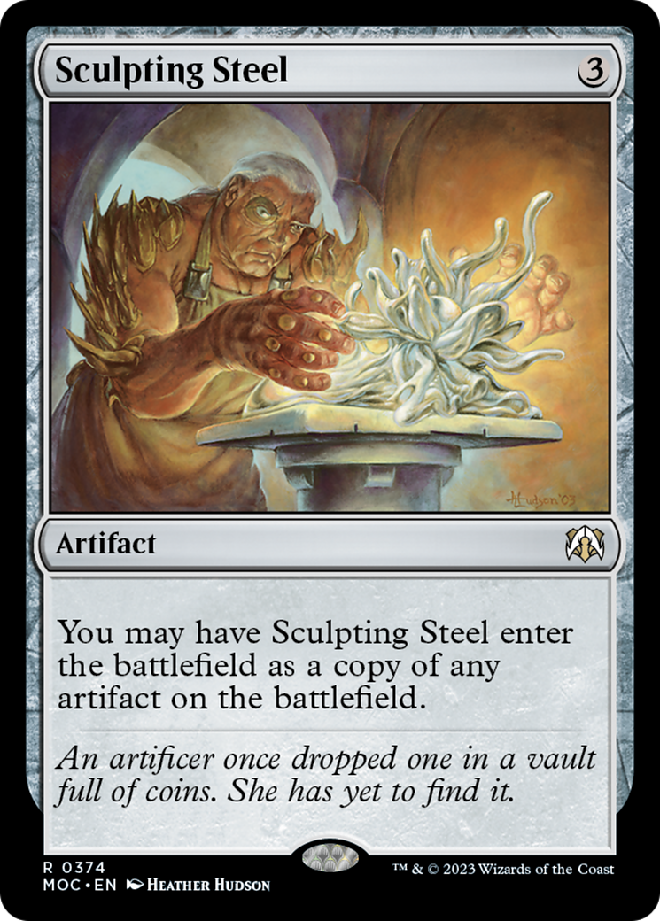 Sculpting Steel Card Image