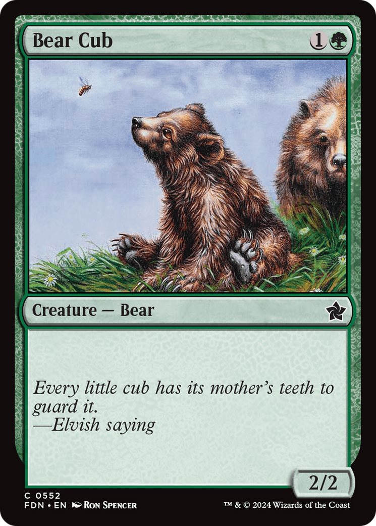 Bear Cub Card Image