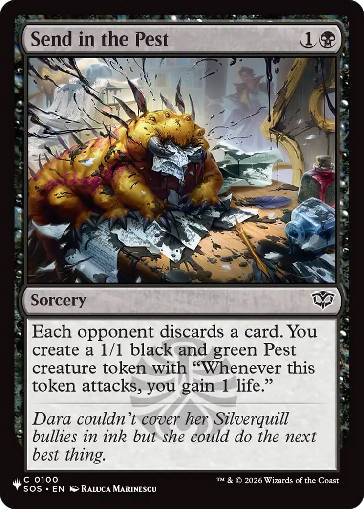 Send in the Pest Card Image