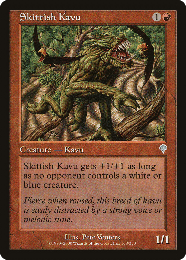 Skittish Kavu Card Image