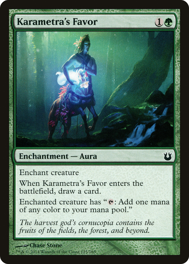 Karametra's Favor Card Image