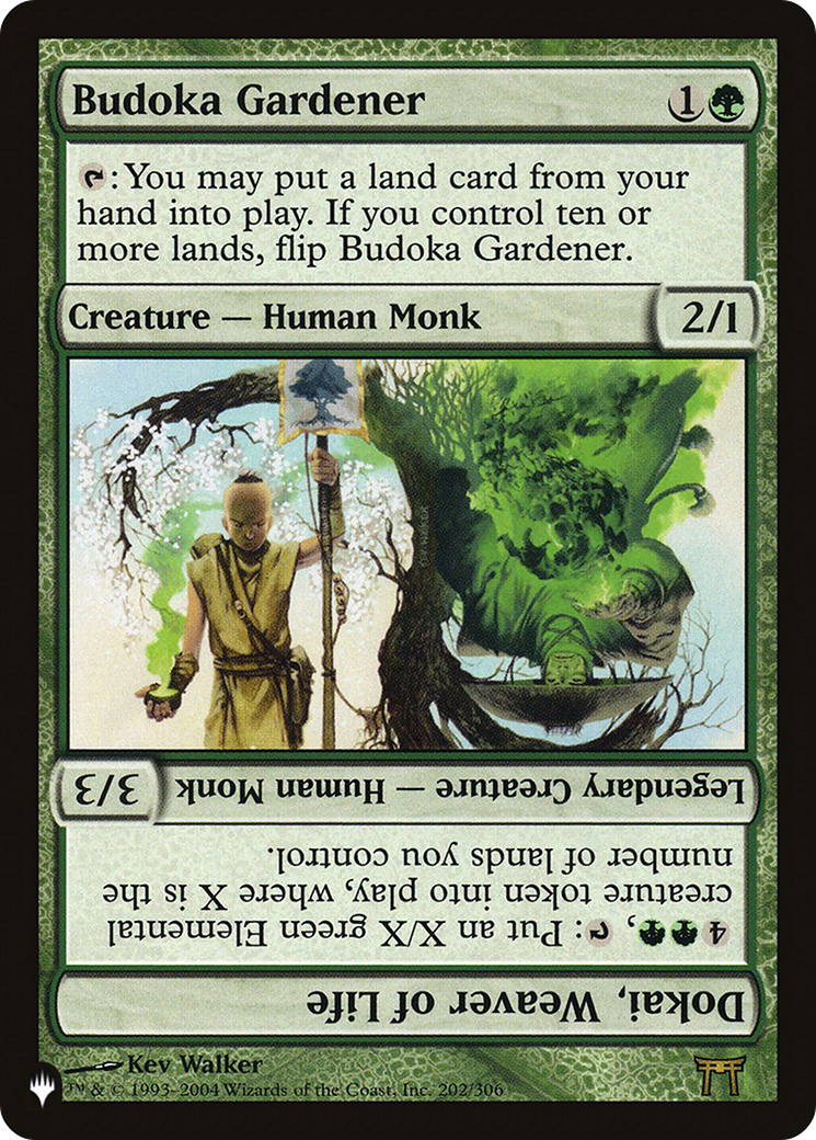 Budoka Gardener // Dokai, Weaver of Life Card Image