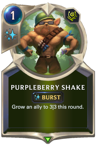 Purpleberry Shake Card Image