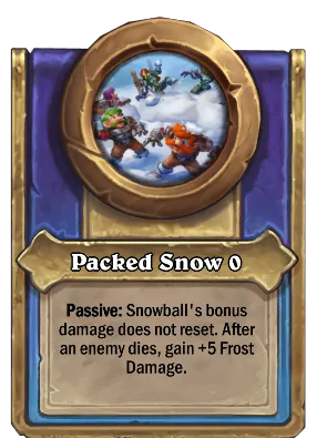 Packed Snow {0} Card Image