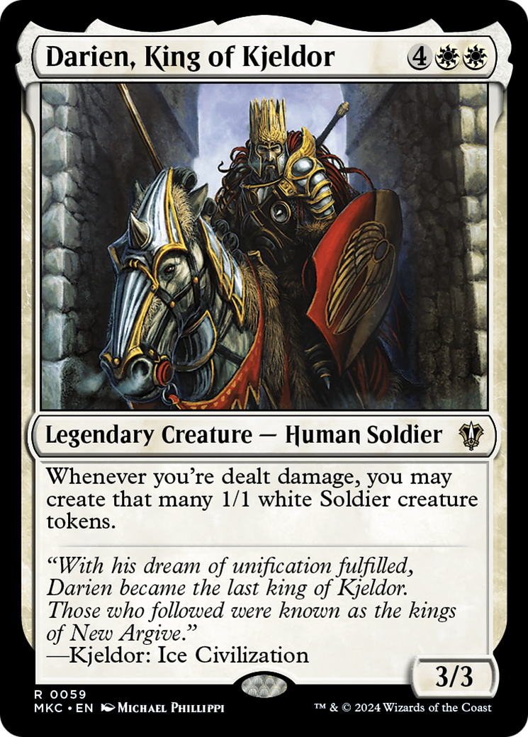 Darien, King of Kjeldor Card Image