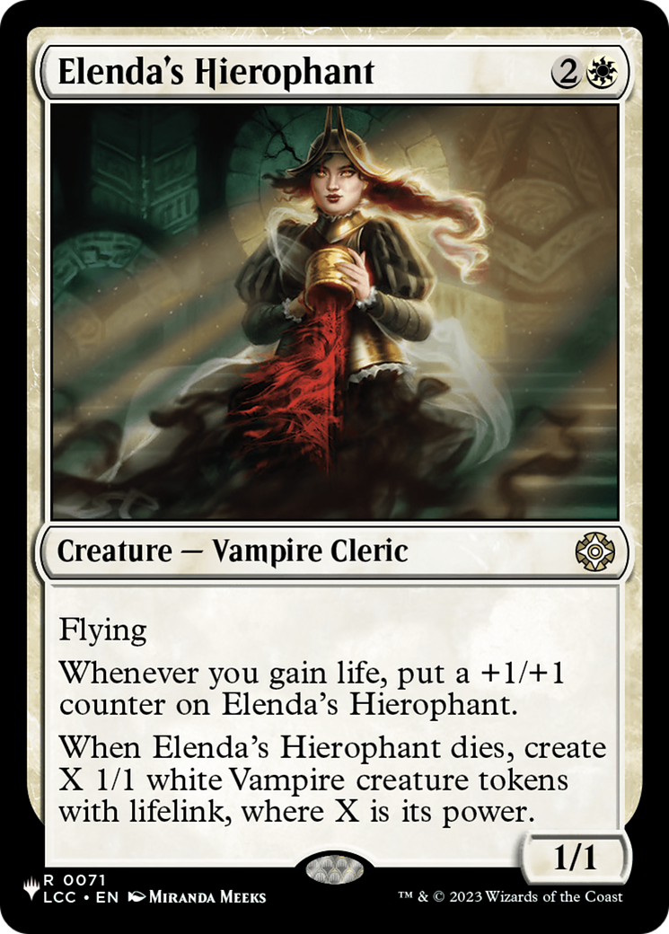 Elenda's Hierophant Card Image