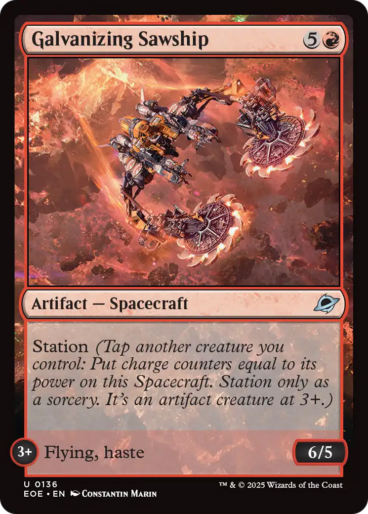 Galvanizing Sawship Card Image