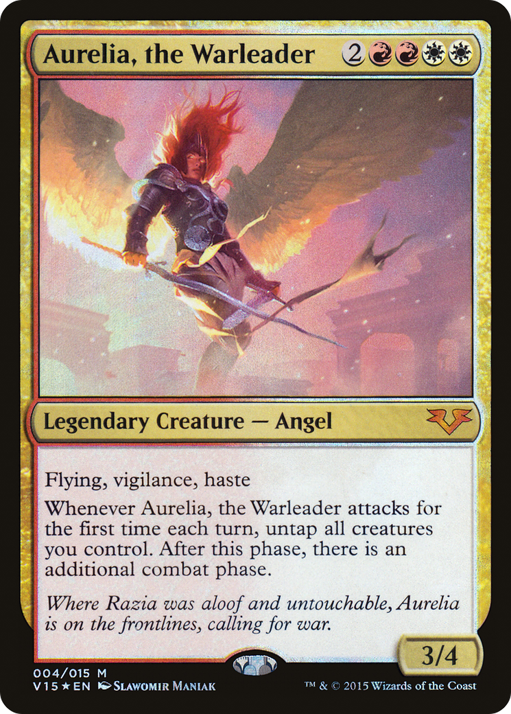 Aurelia, the Warleader Card Image