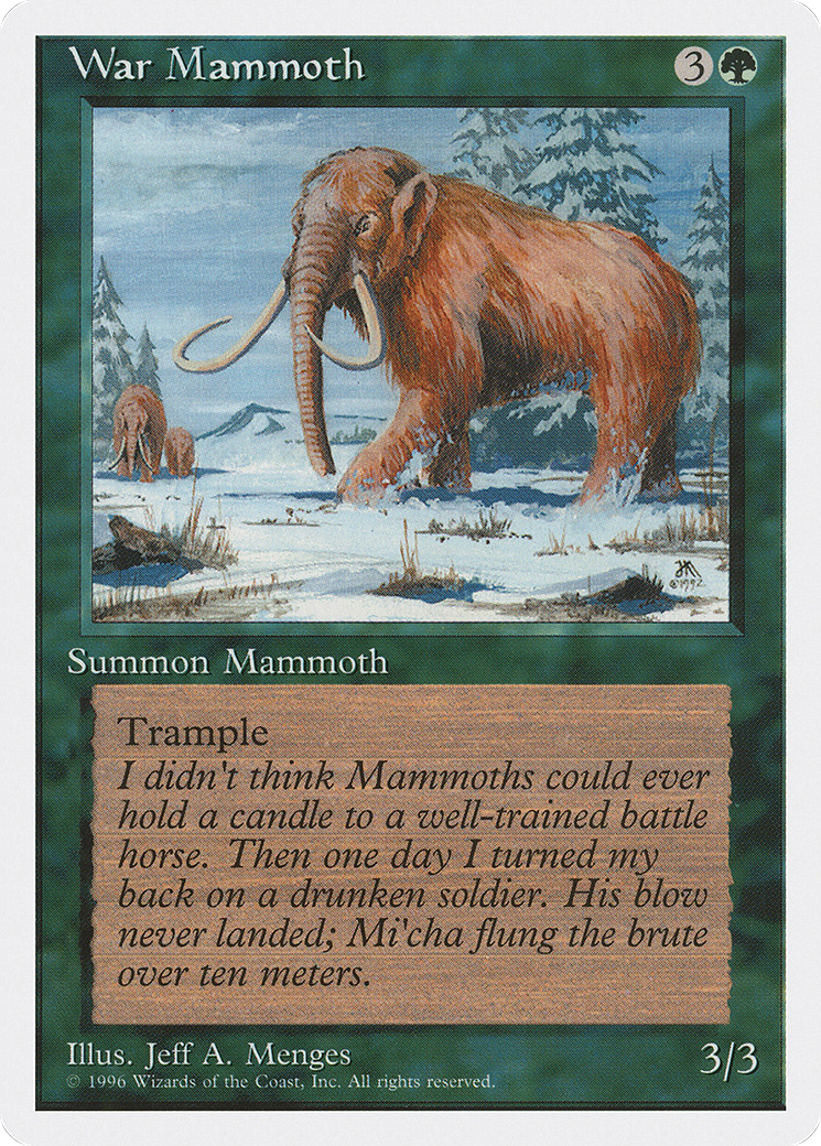 War Mammoth Card Image